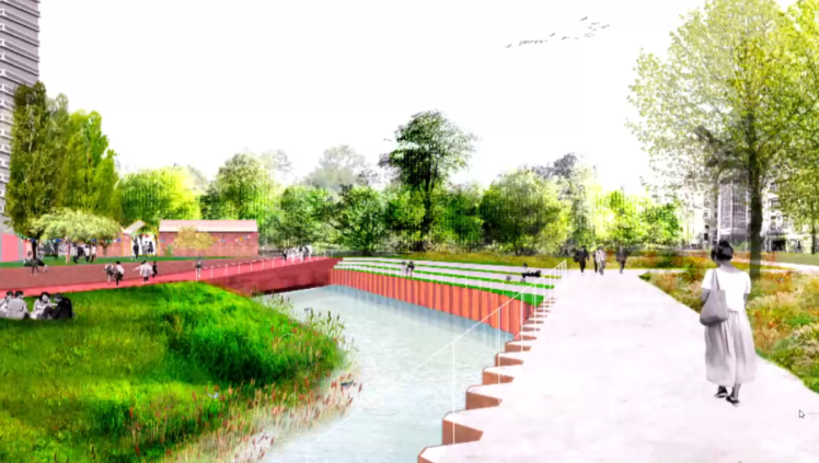 Openlegging Zenne Maximiliaanpark